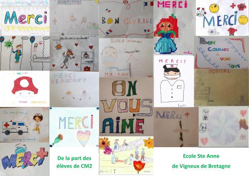 Dessins de soutien CM2